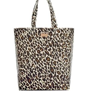 Consuela Mona Leopard Print Basic Tote Bag